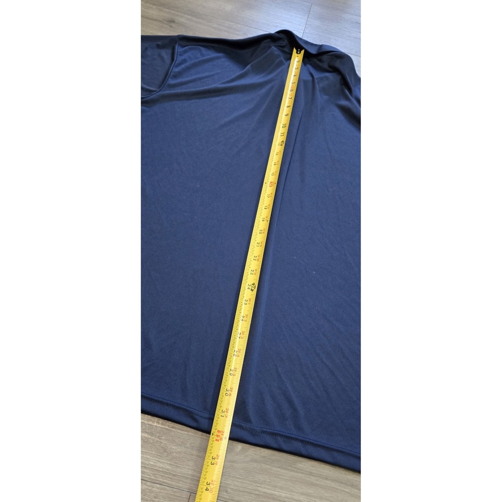Collars and Co Dress Collar Polo Men's 2XL Blue Short Sleeve Shirt Performance - Picture 12 of 12
